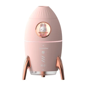 Увлажнитель воздуха Rocket Jellyfish, моделирующий Прохладный туман, Диффузор эфирных масел, Ароматический диффузор, увлажнители Розовый