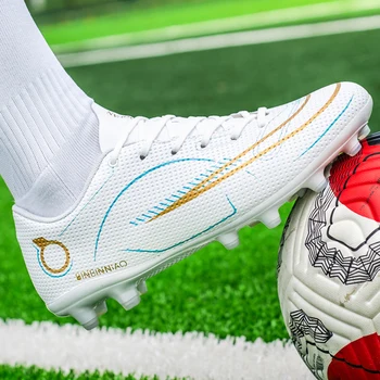 Футбольные бутсы и бутсы Messi оптом Chuteira Society Прочная Удобная качественная футбольная обувь для легкого футзала на открытом воздухе 0