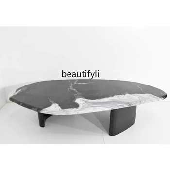 Чайный столик zq Nordic из натурального мрамора, индивидуальный креативный чайный столик для демонстрационного зала, простой современный