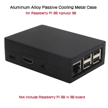 Чехол для Raspberry Pi 3, металлический корпус с пассивным охлаждением из алюминиевого сплава для Raspberry Pi 3B + (plus)/ 3B