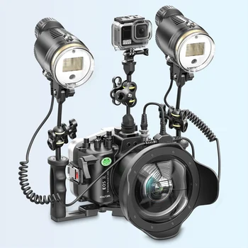Чехол для камеры для подводного плавания Seafrogs для оборудования для подводной съемки Canon EOS R5 Водонепроницаемый корпус камеры