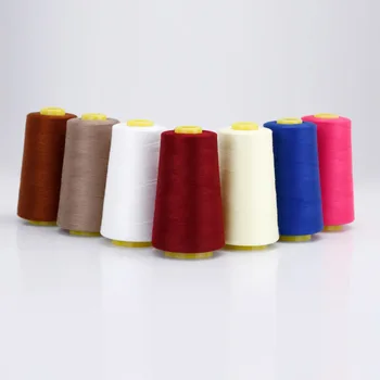 Швейная нить длиной 3000 ярдов 40S / 2 нити Полиэфирная нить Разноцветная катушка швейные принадлежности