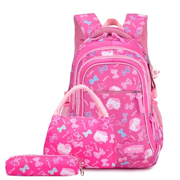 Школьные рюкзаки с принтом для девочек, 3 шт. / компл., школьные сумки для подростков, детский ортопедический рюкзак для путешествий, школьная сумка mochila infantil