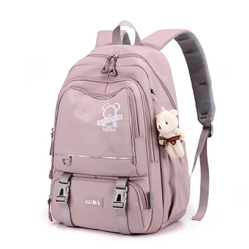Школьный рюкзак для девочек и мальчиков, молодежные рюкзаки большой емкости, нейлоновый школьный рюкзак, рюкзак с несколькими карманами, повседневный рюкзак, дорожная сумка