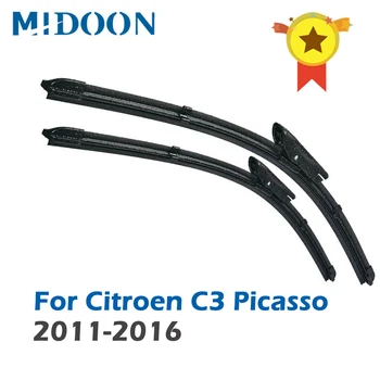 Щетки Передних Стеклоочистителей MIDOON Wiper Для Citroen C3 Picasso 2011-2016 Лобовое Стекло Переднее Стекло 24 