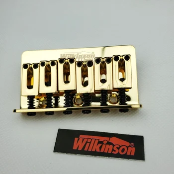 Электрогитара Wilkinson с фиксированной мостовой струной Through Bridge Steg Расстояние между струнами в хвостовой части 10,5 мм WOF01 Gold
