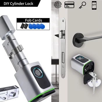 Электронный дверной замок с биометрическим отпечатком пальца и приложением 