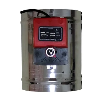 воздушный электромагнитный клапан из нержавеющей стали 80-400 мм электрический воздуховод моторизованный заслонный клапан для вентиляционной трубы обратный клапан 220 В 24 В 0