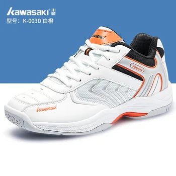 оригинальные мужские и женские кроссовки для бадминтона Kawasaki, дышащие высокоэластичные нескользящие спортивные кроссовки, теннисные ботинки 0