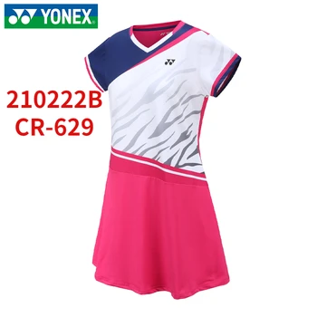 спортивная одежда из джерси yonex sport, спортивная одежда, платье для бадминтона 2022 для женщин, длинная юбка для тенниса и фитнеса