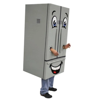 холодильник костюм талисмана бытовая техника изготовленный на заказ маскарадный костюм аниме набор для косплея тема маскарада карнавальный костюм N31846