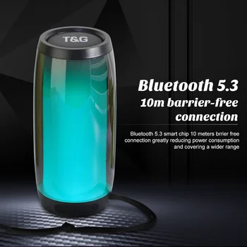 180-Градусный RGB беспроводной T & G Оригинальные беспроводные динамики Bluetooth Поддерживают многофункциональный музыкальный ДИНАМИК С БАСОВЫМ ЗВУКОМ 1