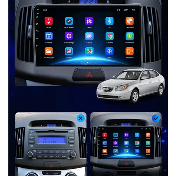 Android Автомобильное Радио Carplay для Hyundai Elantra 2006-2011 Мультимедийный Видеоплеер Навигация GPS Головное Устройство 1