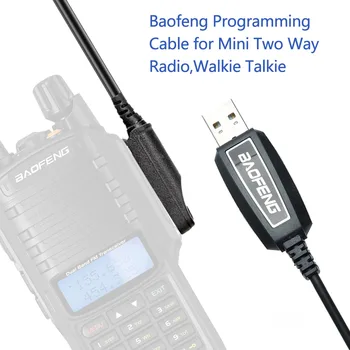 Baofeng Водонепроницаемый USB Кабель Для Программирования Компакт-диск С Драйверами Для BaoFeng UV-XR UV-9R Plus Pro A-58 GT-3WP Водонепроницаемая Портативная Рация 1