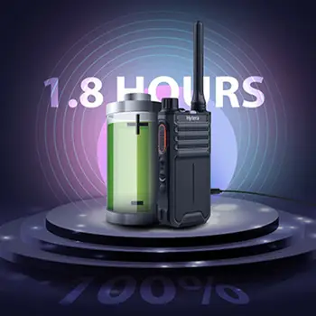 Hytera-Цифровая Портативная Рация, Переговорное устройство, Четкий голос, Высокоэнергетический Аккумулятор, Двустороннее радио, Большой радиус действия, BP510, BP515 1