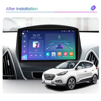 Navifly AI Voice Android 12 Автомобильный Радио Мультимедийный Плеер Для Hyundai IX35 2009-2015 GPS Навигация Авто Стерео BT5.1 Carplay Auto 1
