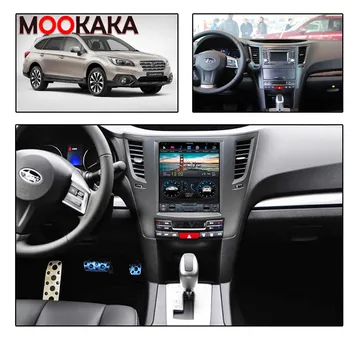 PX6 Tesla Style Android 9,0 4 + 128 Г Автомобильный GPS-Навигатор Для Subaru Legacy Outback 2009-2014 Мультимедийный DVD-Плеер Стерео Головное Устройство 1