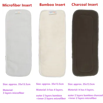 U Выберите многоразовый тканевый подгузник ALVABABY, моющийся тканевый подгузник для мужчин со вставкой из 1 шт. 1