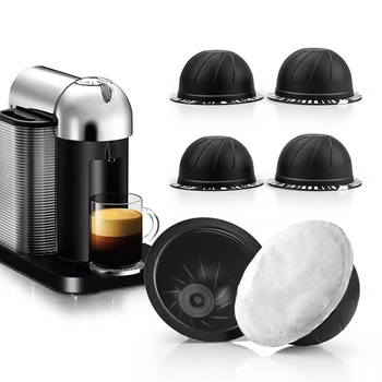 Алюминиевая кофейная крышка для кофейных капсул Nespresso Vertuoline, наклейка для заправки кофейных капсул, самоклеящаяся 150шт. 1