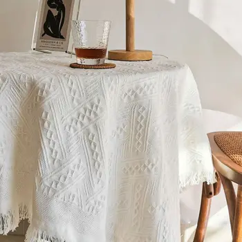 Белая скатерть Японский чайный столик table cloth_AN3437 1