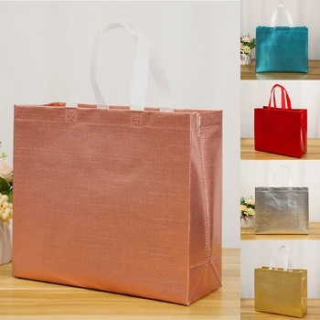Блестящая лазерная складная сумка для покупок, экологичные сумки-тоут, складной чехол, портативная сумка для покупок, сумка для продуктов большой емкости, дорожная сумка для продуктов 1