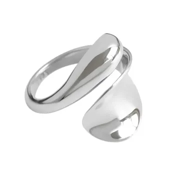 Геометрические большие глянцевые кольца для женщин, ювелирные подарки 2020 1