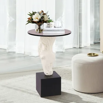 Диван, приставной столик, украшения для гостиной, роскошный центр, Роскошный дизайн журнального столика, простые животные, большой высокий стол, базовая мебель 1