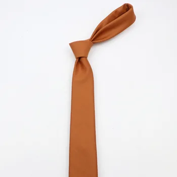Классическая мужская мода для отдыха, однотонный хлопковый галстук, официальный костюм, свадебный галстук, высококачественный шейный платок толщиной 6 см 1