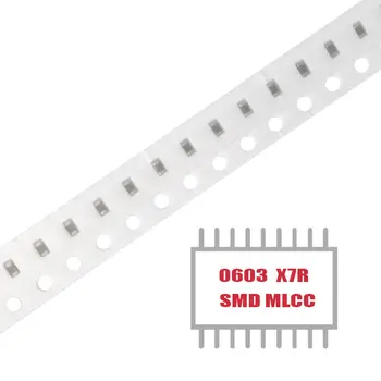 МОЯ ГРУППА 100ШТ SMD MLCC CAP CER 0,1 МКФ 50V X7R 0603 Многослойные Керамические Конденсаторы для Поверхностного Монтажа в наличии на складе 1