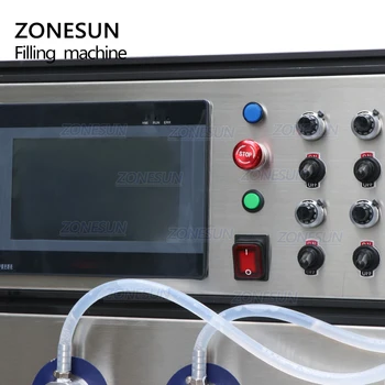 Магнитный насос ZONESUN Автоматическая упаковка воды в бутылках Машины для упаковки жидкости в бутылки и розлива жидкости 1