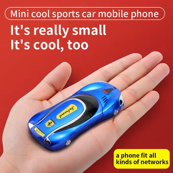 Мини-мобильный телефон Модель автомобиля F1 V7 Поддержка вибрации Без игр Сеть GSM 2G Детский мобильный телефон Студенческий карманный телефон 1