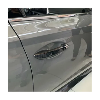 Накладка крышки ручки внешней боковой двери из углеродного волокна ABS для автомобиля 2020 года выпуска 1