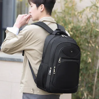 Нейлоновый мужской рюкзак для школьных сумок подростков мальчиков Рюкзак для студентов колледжа 1
