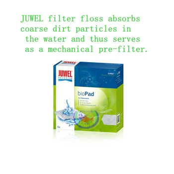 Немецкий Juwel BioPad - Поликарбонатный фильтр для аквариума из хлопка, кашемира, хлопка Bioflow 3.0 6.0 8.0 1