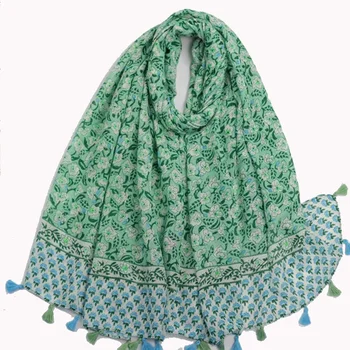 Новинки, Дизайнерские шали роскошного бренда Для женщин, Хиджабы с цветочным принтом, Мусульманский платок, Солнцезащитный дорожный шарф 1