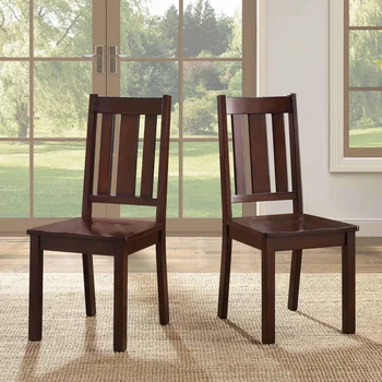 Обеденный стул Bankston, комплект из 2 предметов, прекрасная классика, твердость дерева, 18,00x21,00x38,00 дюймов 1