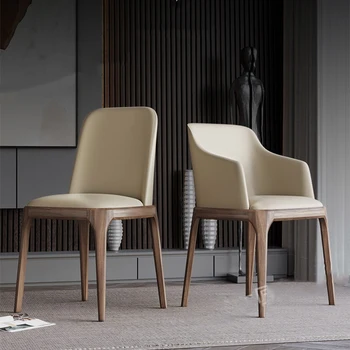 Роскошное кресло для гостиной в скандинавском стиле, Растягивающееся Дерево, Дизайнерская столовая, Металлическое кресло для макияжа, Письменный стол, Офисный дизайнер, мебель для дома Poltrona 1