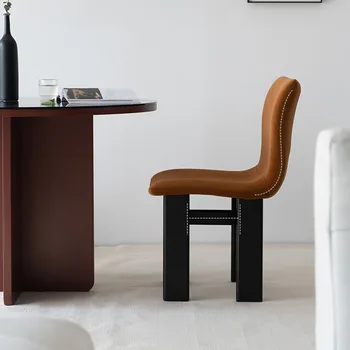 Роскошные акриловые стулья Современная столовая Минималистичные стулья в итальянском стиле со спинкой Эргономичные шезлонги Salle Manger Мебель для дома 1