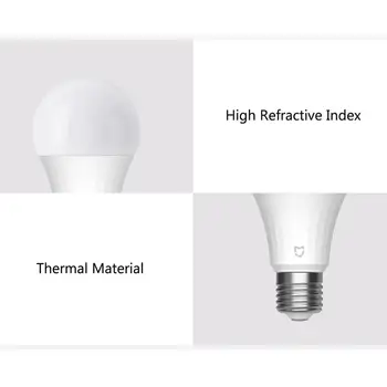 Светодиодная умная лампа Mijia, совместимая с Bluetooth, сетчатая версия 5 Вт 2700-6500 К, управляемая с помощью голосовой настройки цветовой температуры лампы 1