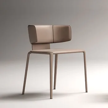 Скандинавские пляжные стулья Кожаный Садовый дизайн Для макияжа в помещении Маникюрный стул для одноместной комнаты Итальянский Sillas De Comedor Японская мебель jyxp 1