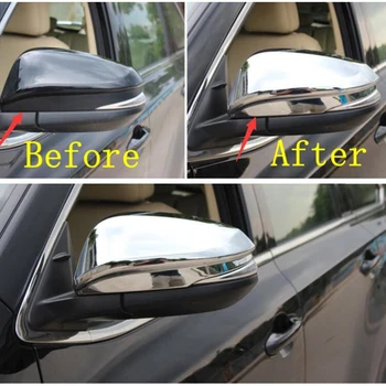 Украшение крышки зеркала заднего вида, Защитная накладка для Toyota Highlander Kluger 2014 - 2019, Аксессуары для экстерьера 1