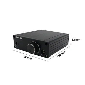 Цифровой Усилитель мощности BRZHIFI Audio 80WX2 Со сверхнизкими искажениями MA12070 Усилитель Стереозвука Высокой мощности Mini Size 2.0 Channel HiFi 1