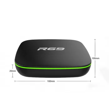 Flasend R69 Android TV Box Сетевой медиаплеер 4K Smart TV Box с Выходом Wi-Fi HDMI Android Tv Box Бесплатные интернет-каналы 2