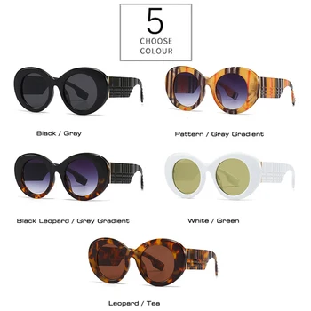 SO & EI негабаритные овальные женские роскошные солнцезащитные очки модного бренда с градиентными оттенками UV400 винтажные мужские солнцезащитные очки в стиле панк 2