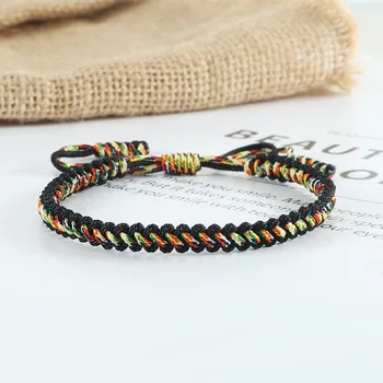 WANGAIYAO новый подарок для пары плетеный браслет простая нейлоновая леска, благословляющая мужские и женские браслеты ручной работы, красочная леска для рукоделия 2