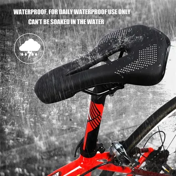WEST BIKING Сверхлегкое седло для горного велосипеда MTB, сиденье для шоссейного велосипеда с коротким носиком, искусственная кожа, полое седло для предстательной железы, запчасти для велосипеда 2