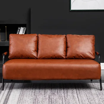 Винтажный диван Relax С откидной спинкой, кожаный диван для отдыха, диван для взрослых, Обеденный диван для чтения, Мебель для гостиной Soggiorno 2
