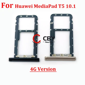 Для Huawei MediaPad T5 AGS2-AL00 AGS2-L09 AGS2-W09 10,1-Дюймовый Держатель Лотка для Sim-карты Запасные Части 2