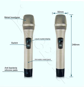 Караоке-микрофон, интеллектуальный индукционный микрофон серии Digital Pilot, аудиопроцессор караоке с цифровой реверберацией X5. 2