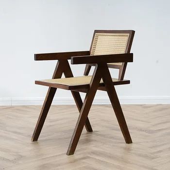 Креативные Скандинавские Обеденные стулья, Деревянная гостиная, Столовая, стул для спальни, мебель для взрослых, Мебель для дома WYH 2